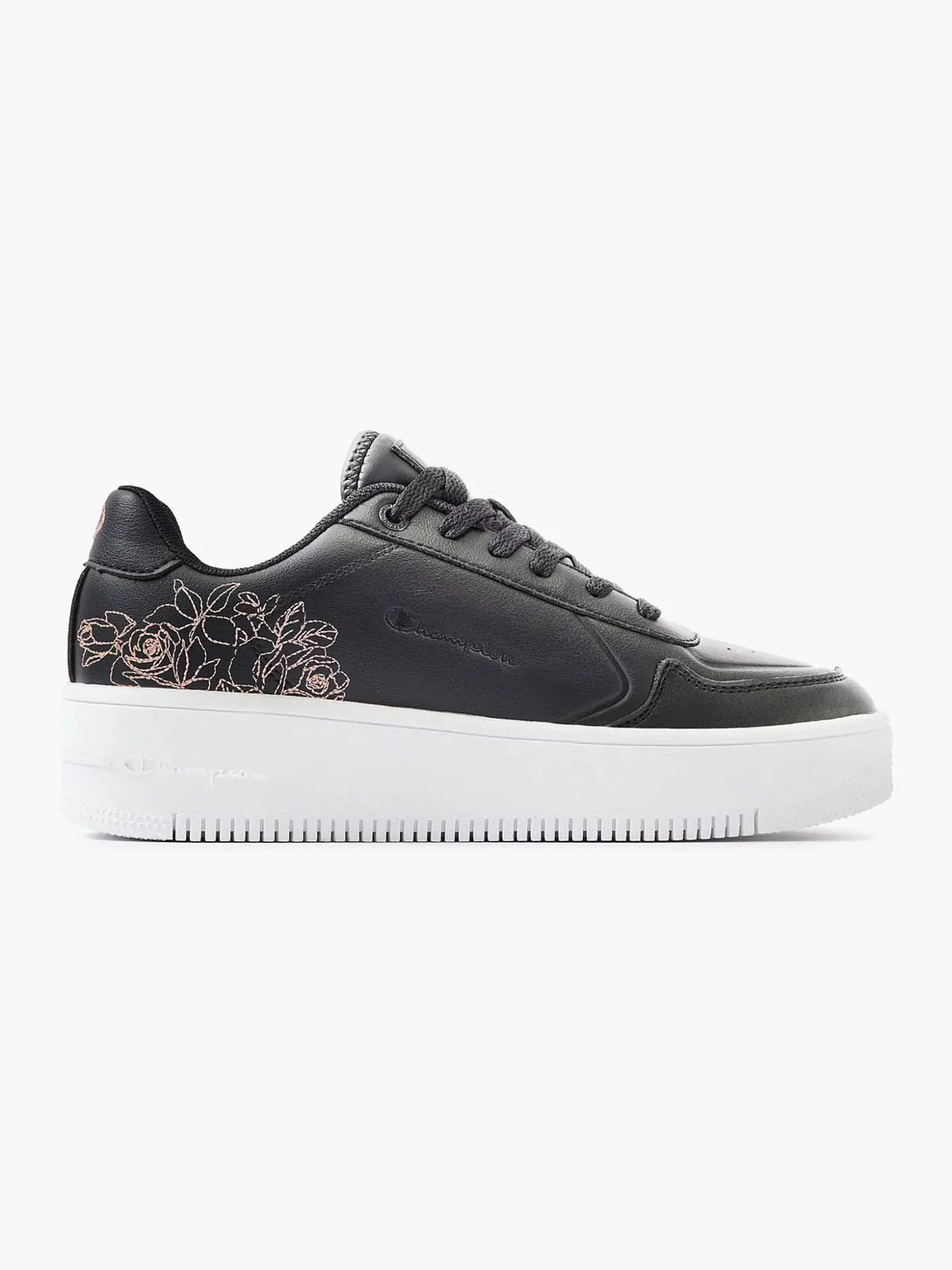 Champion Zwarte Low Cut Shoe Rebound-Dames Sneakers