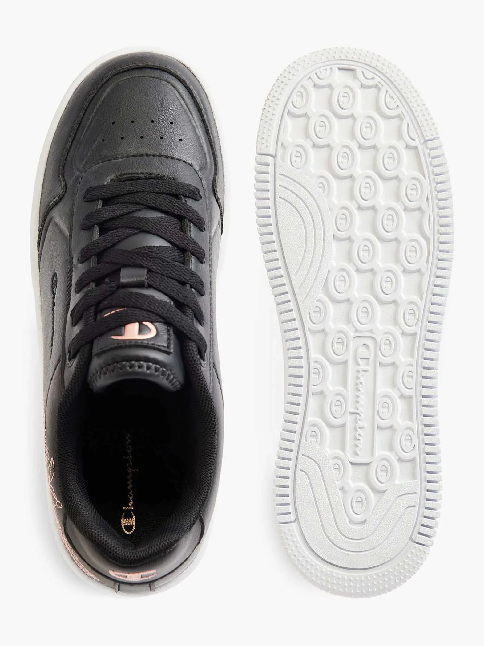 Champion Zwarte Low Cut Shoe Rebound-Dames Sneakers