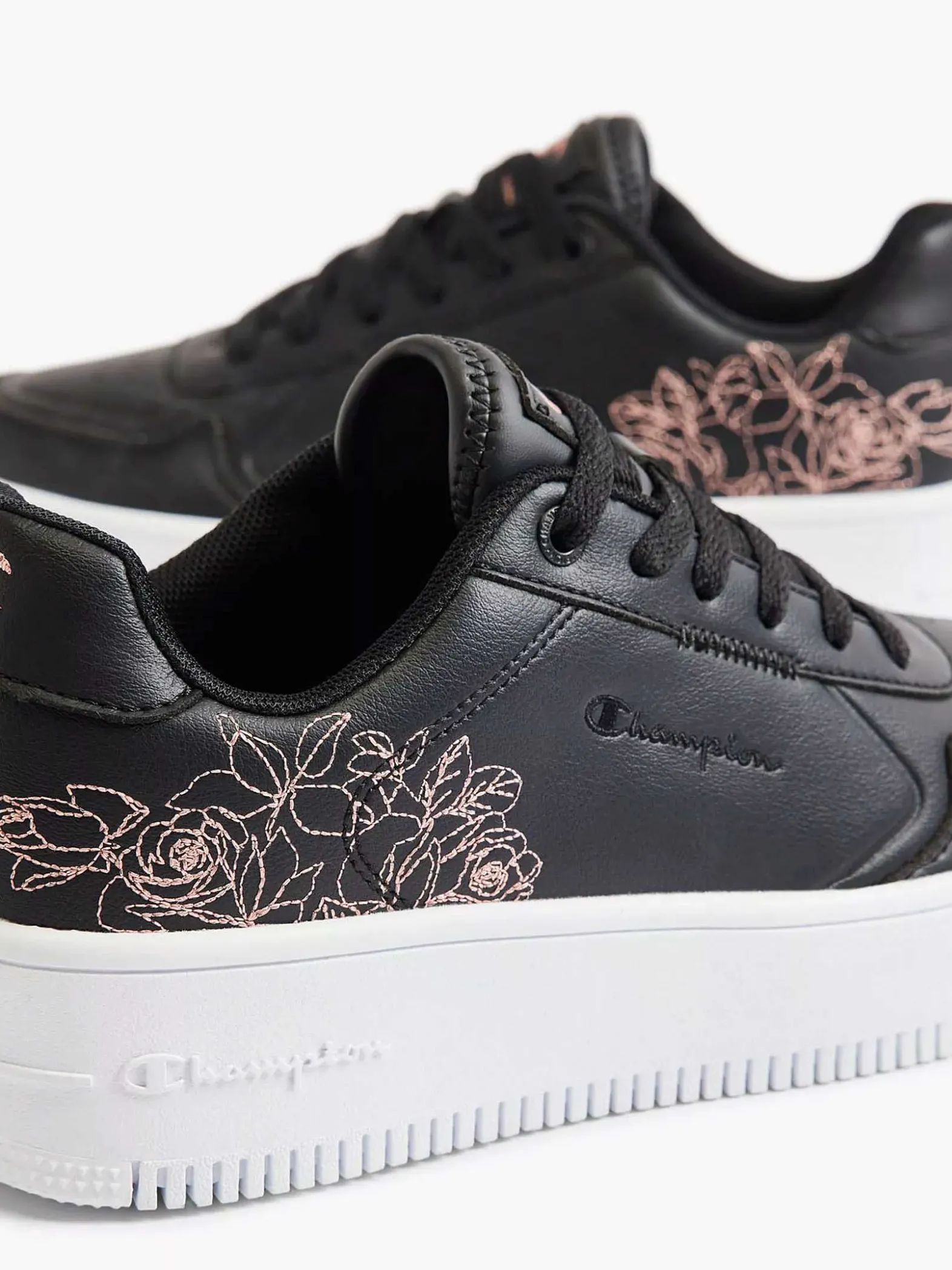Champion Zwarte Low Cut Shoe Rebound-Dames Sneakers