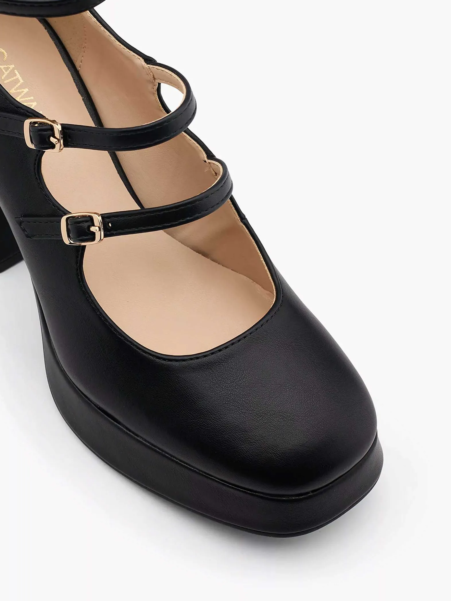 Graceland Zwarte Platform Pump-Dames Pumps
