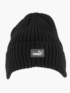 Puma Zwarte Classic Cuff Beanie-Dames Online Exclusive Accessoires