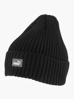Puma Zwarte Classic Cuff Beanie-Dames Online Exclusive Accessoires