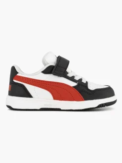 Puma Zwarte Reb-L Sneaker-Kinderen Babyschoenen