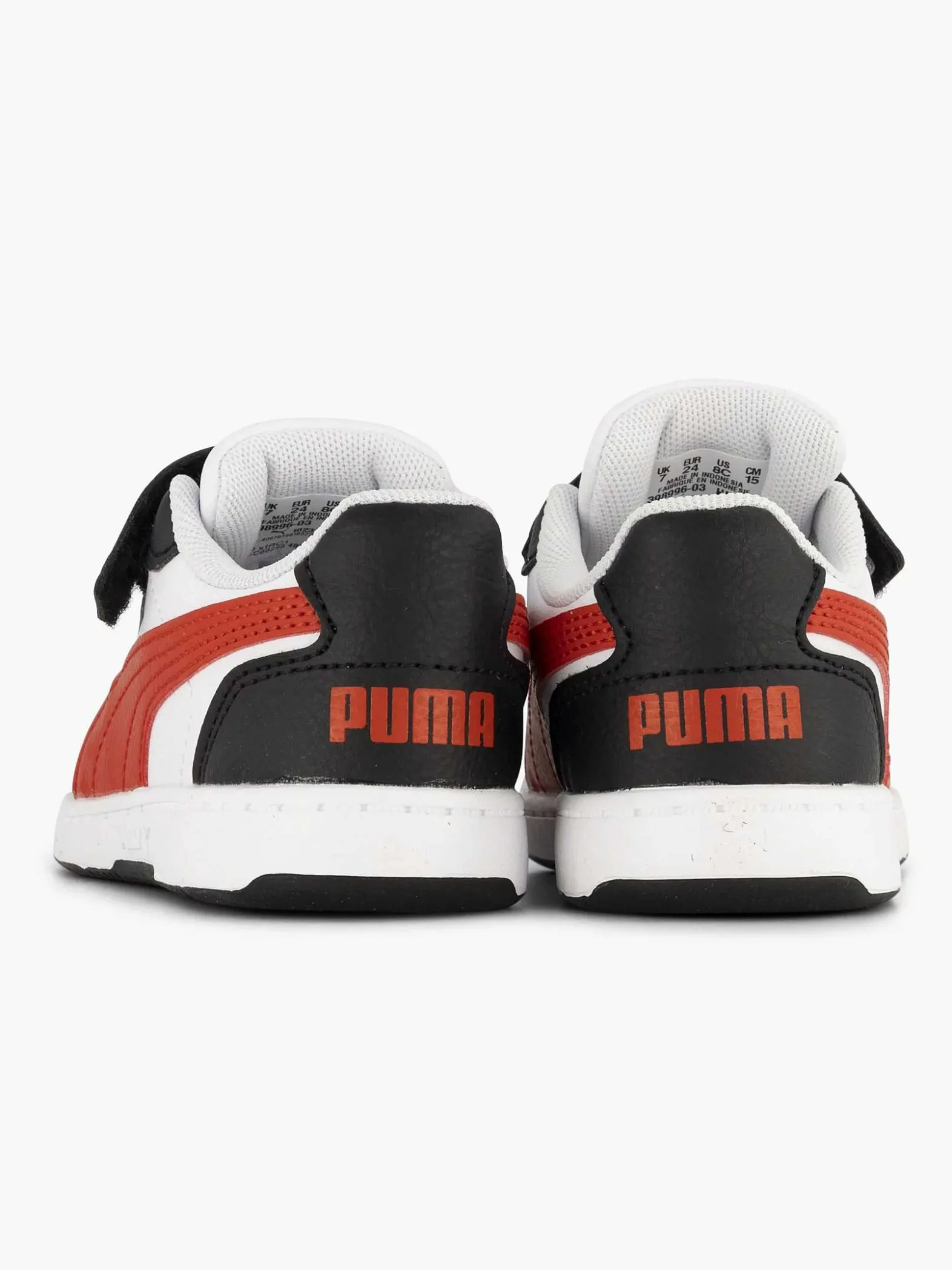 Puma Zwarte Reb-L Sneaker-Kinderen Babyschoenen