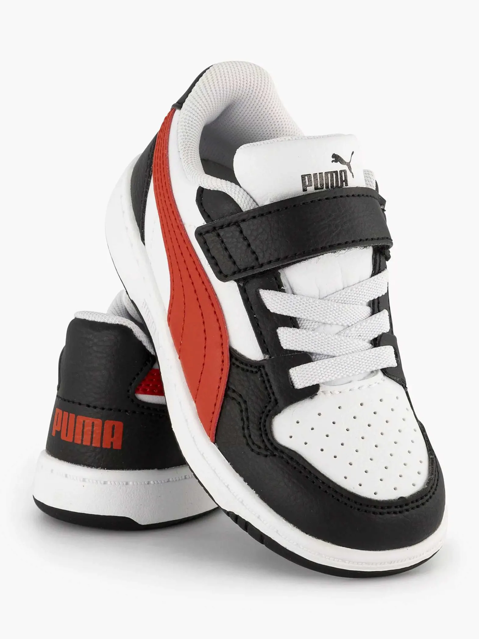 Puma Zwarte Reb-L Sneaker-Kinderen Babyschoenen