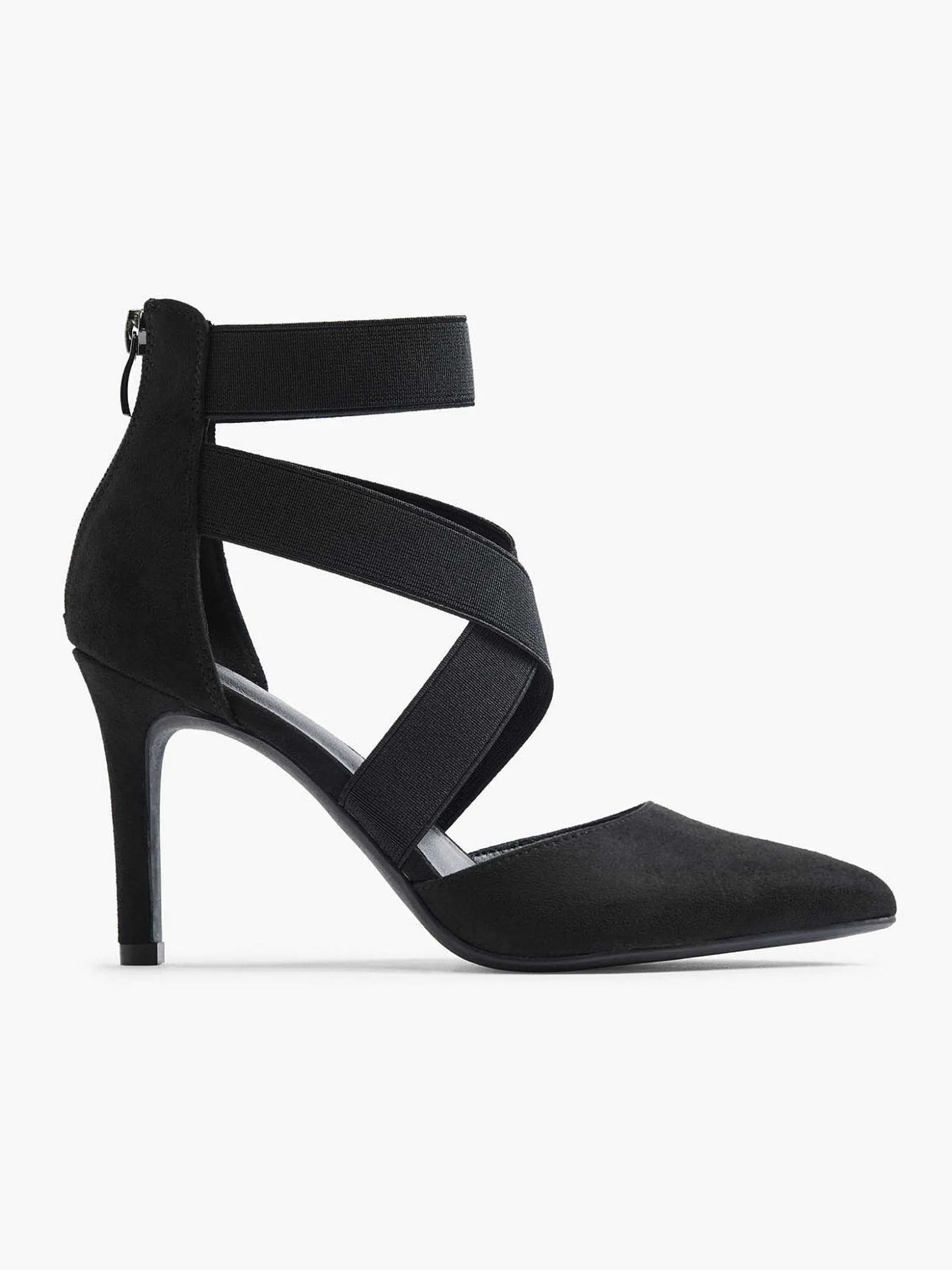 Graceland Zwarte Pump Elastiek-Dames Pumps