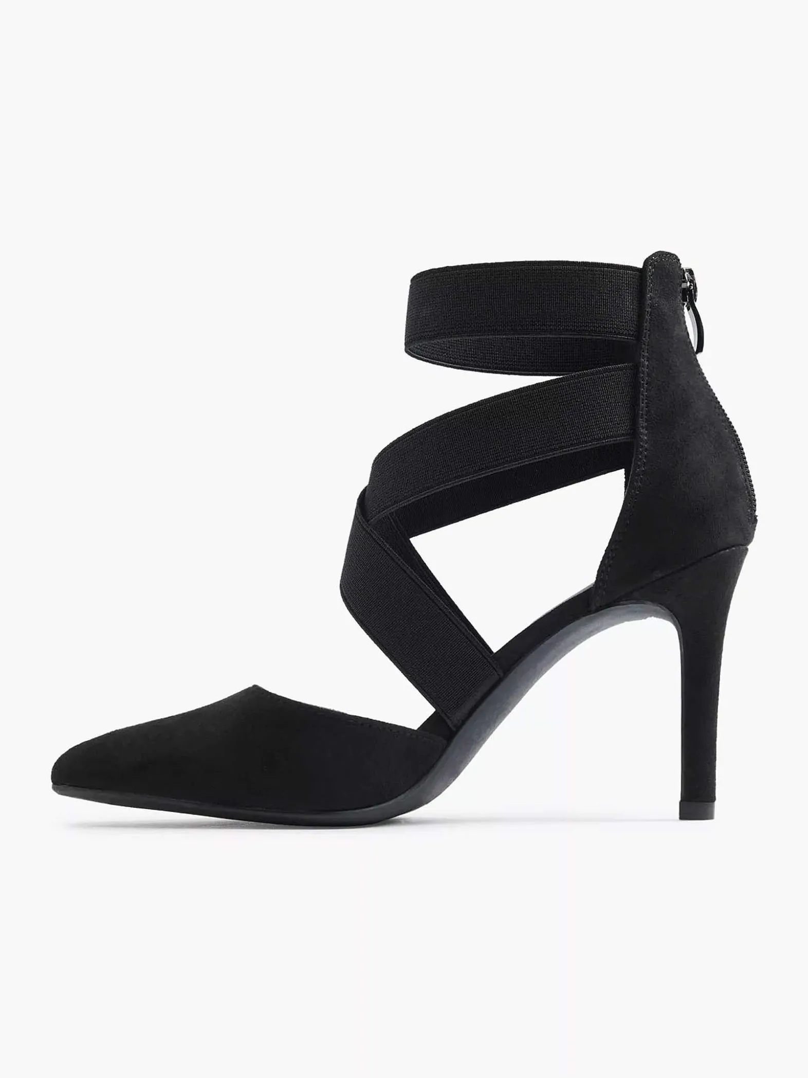 Graceland Zwarte Pump Elastiek-Dames Pumps
