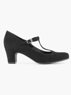 Graceland Zwarte Pump Gesp-Dames Hoge Hakken
