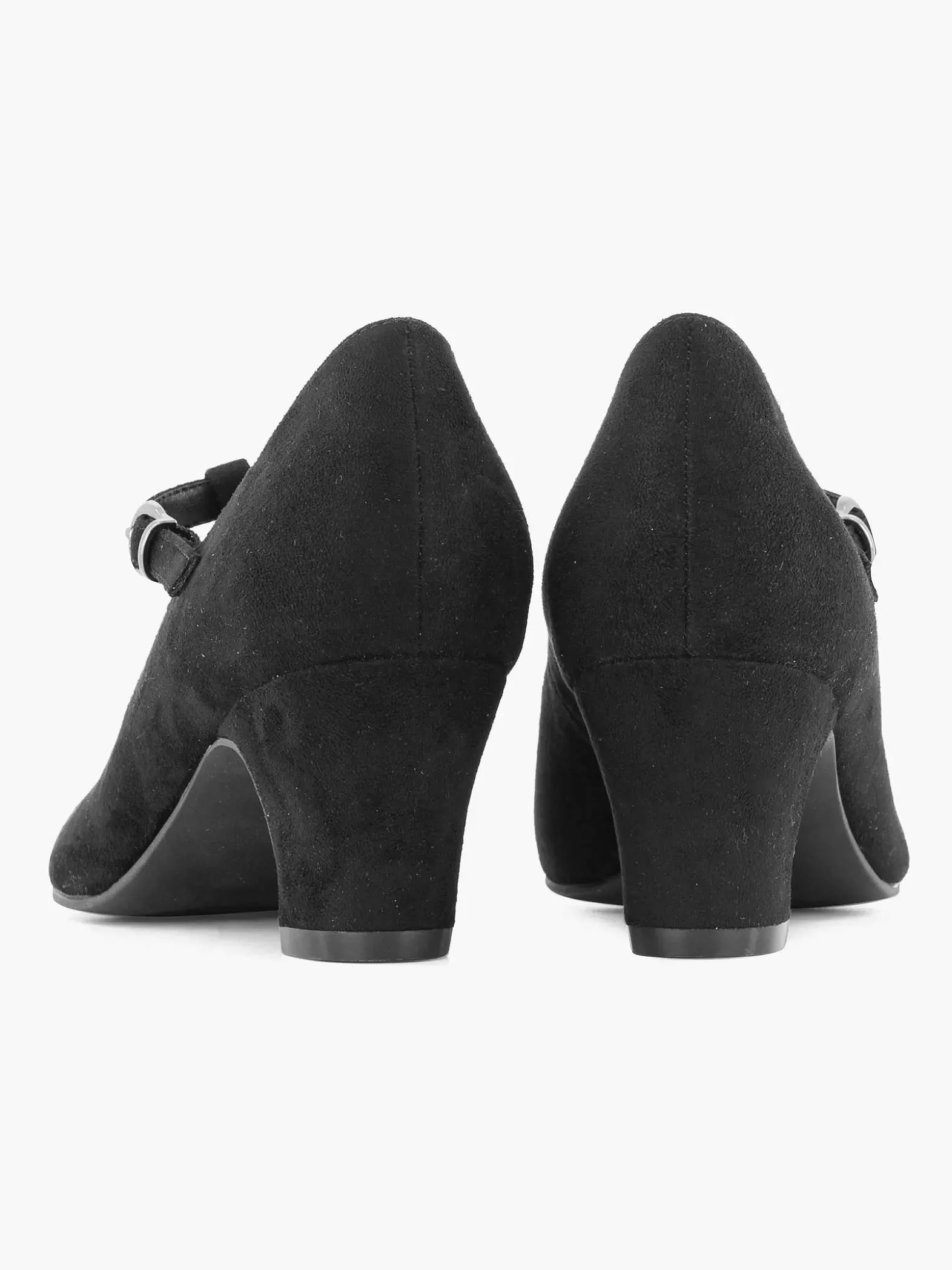 Graceland Zwarte Pump Gesp-Dames Hoge Hakken
