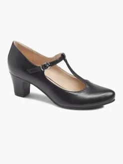 Graceland Zwarte Pump Gesp-Dames Hoge Hakken