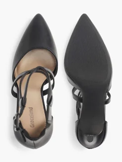 Graceland Zwarte Pump Gespsluiting-Dames Hoge Hakken