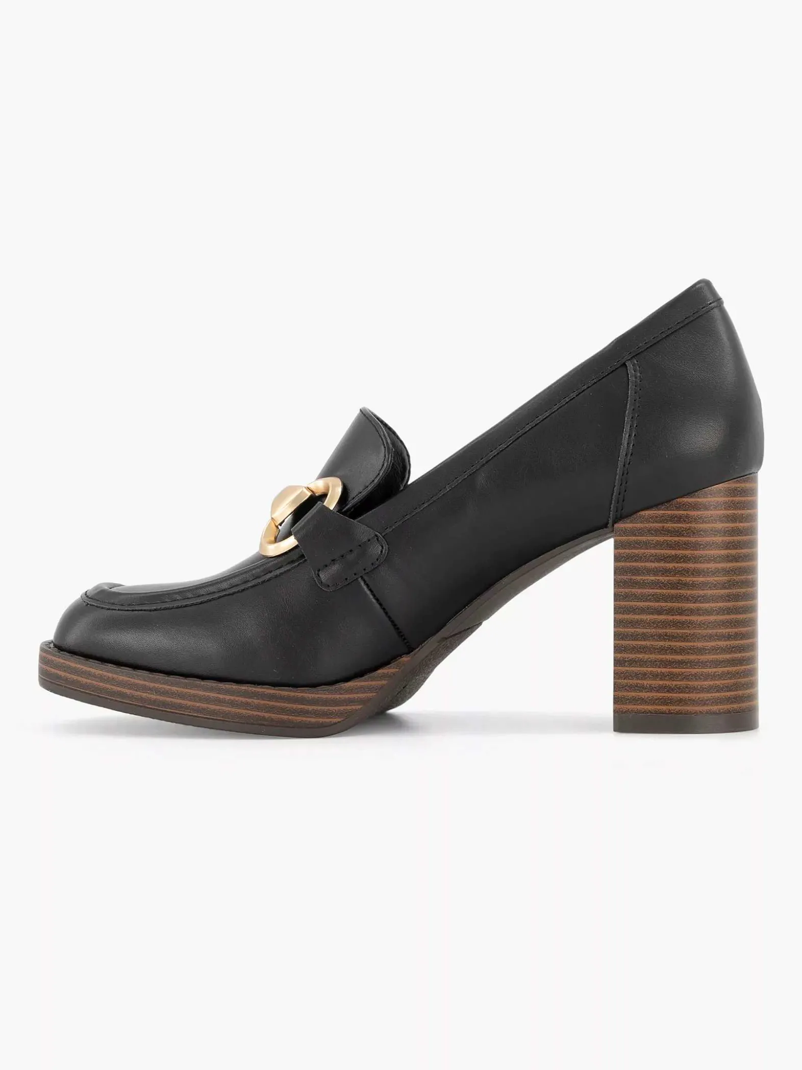 Oxmox Zwarte Pump Sierketting-Dames Pumps