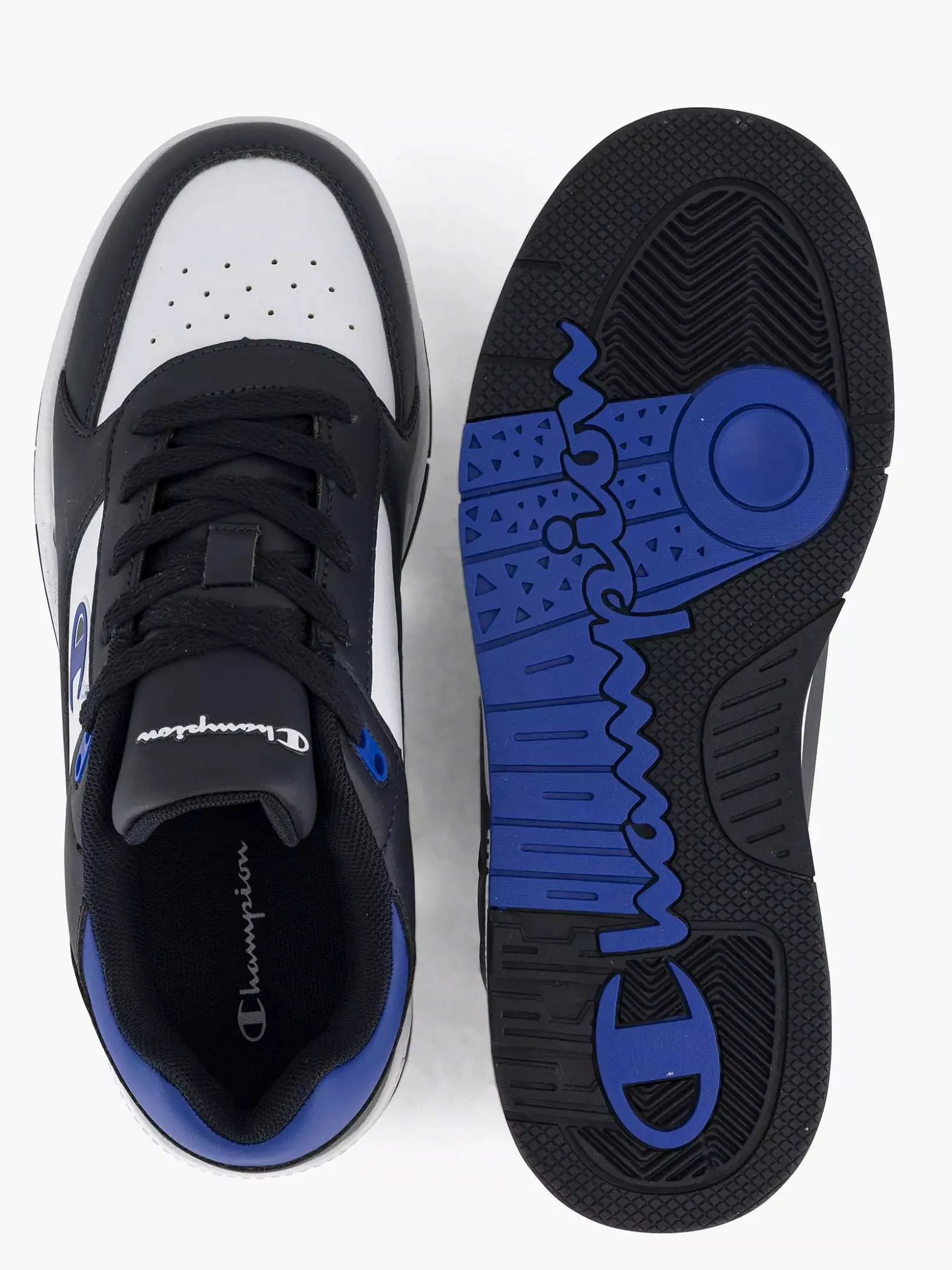 Champion Zwarte Rebound Heritage B-Kinderen Jongensschoenen
