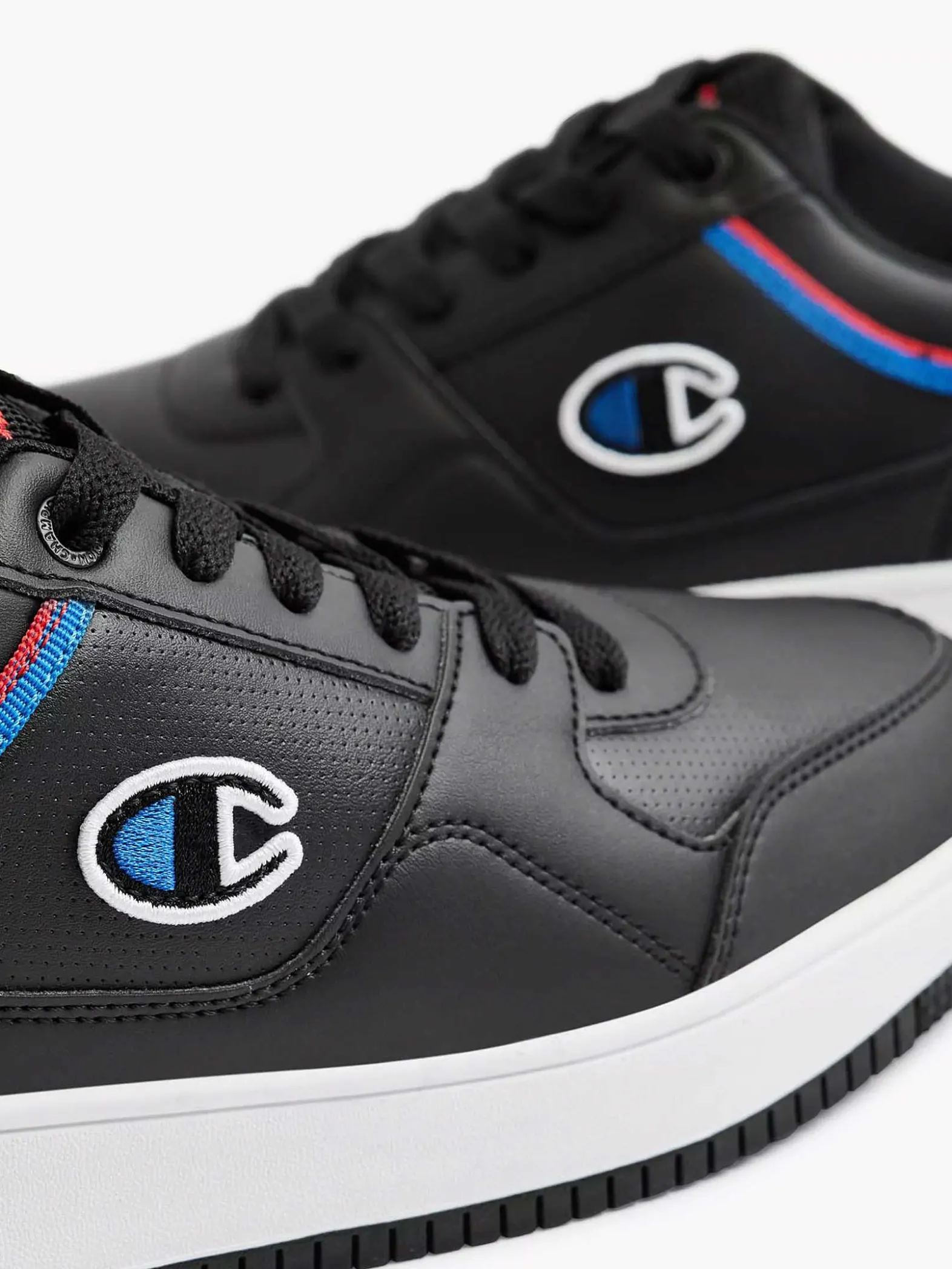 Champion Zwarte Rebound Low-Heren Sneakers