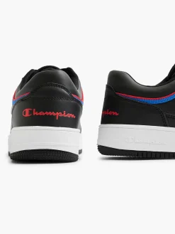 Champion Zwarte Rebound Low-Heren Sneakers