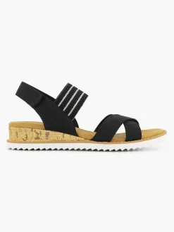 Skechers Zwarte Sandaal-Dames Sandalen