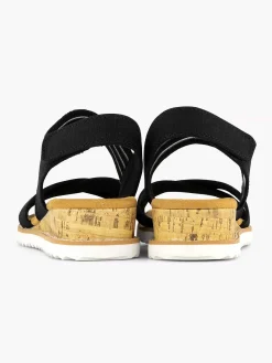 Skechers Zwarte Sandaal-Dames Sandalen