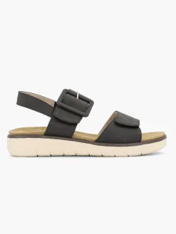 Easy Street Zwarte Sandaal-Dames Sandalen