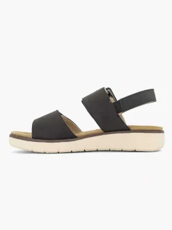 Easy Street Zwarte Sandaal-Dames Sandalen