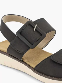 Easy Street Zwarte Sandaal-Dames Sandalen