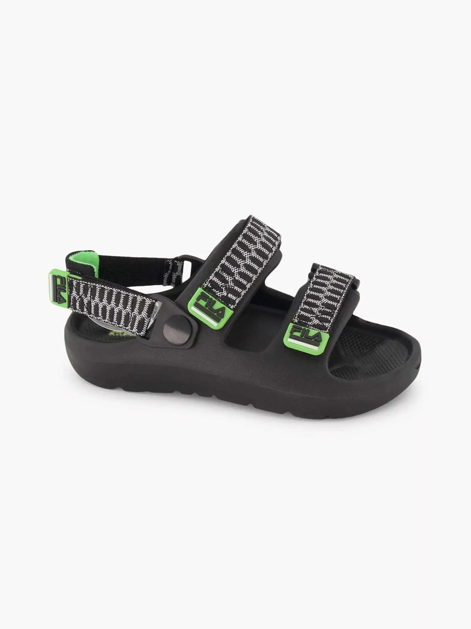 FILA Zwarte Sandaal-Kinderen Jongensschoenen
