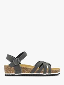 Esprit Zwarte Sandaal-Dames Comfort Schoenen