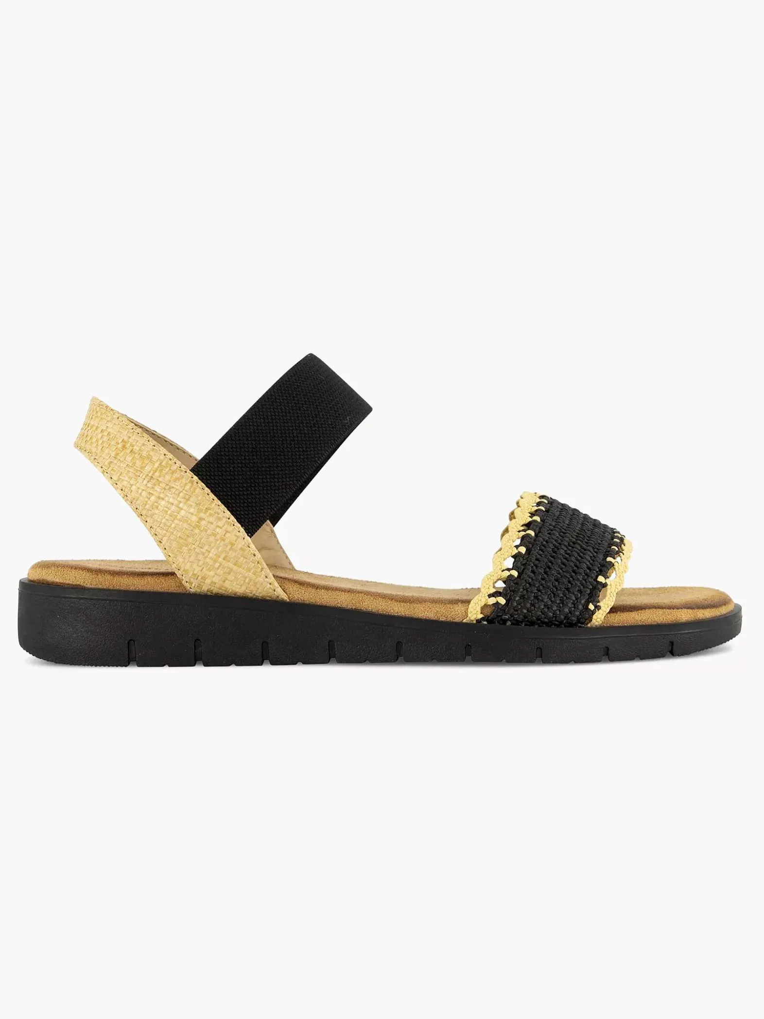 Graceland Zwarte Sandaal-Dames Sandalen