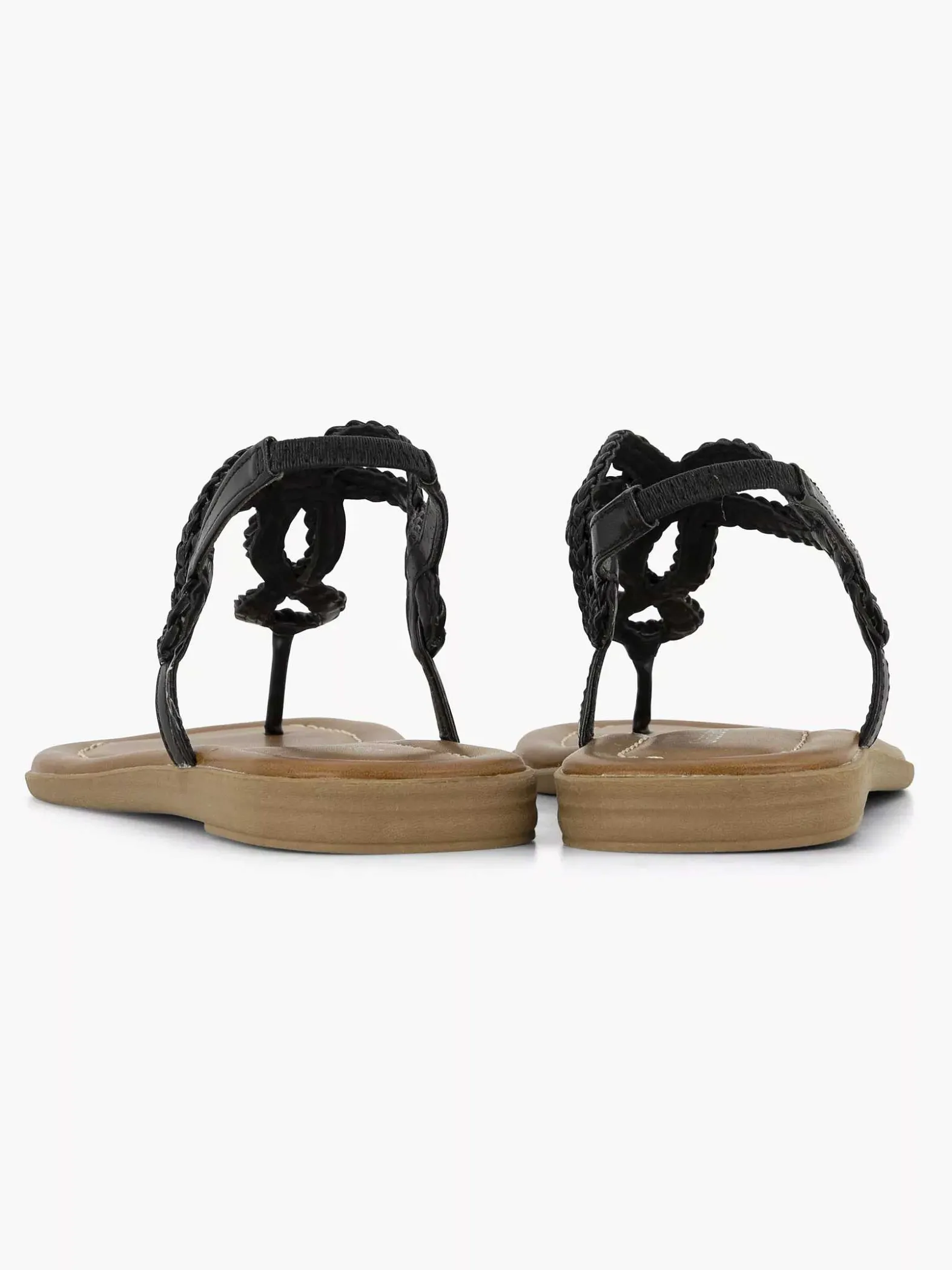 Graceland Zwarte Sandaal-Dames Sandalen