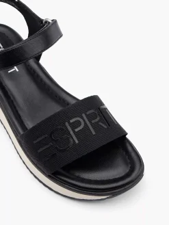Esprit Zwarte Sandaal-Kinderen Babyschoenen