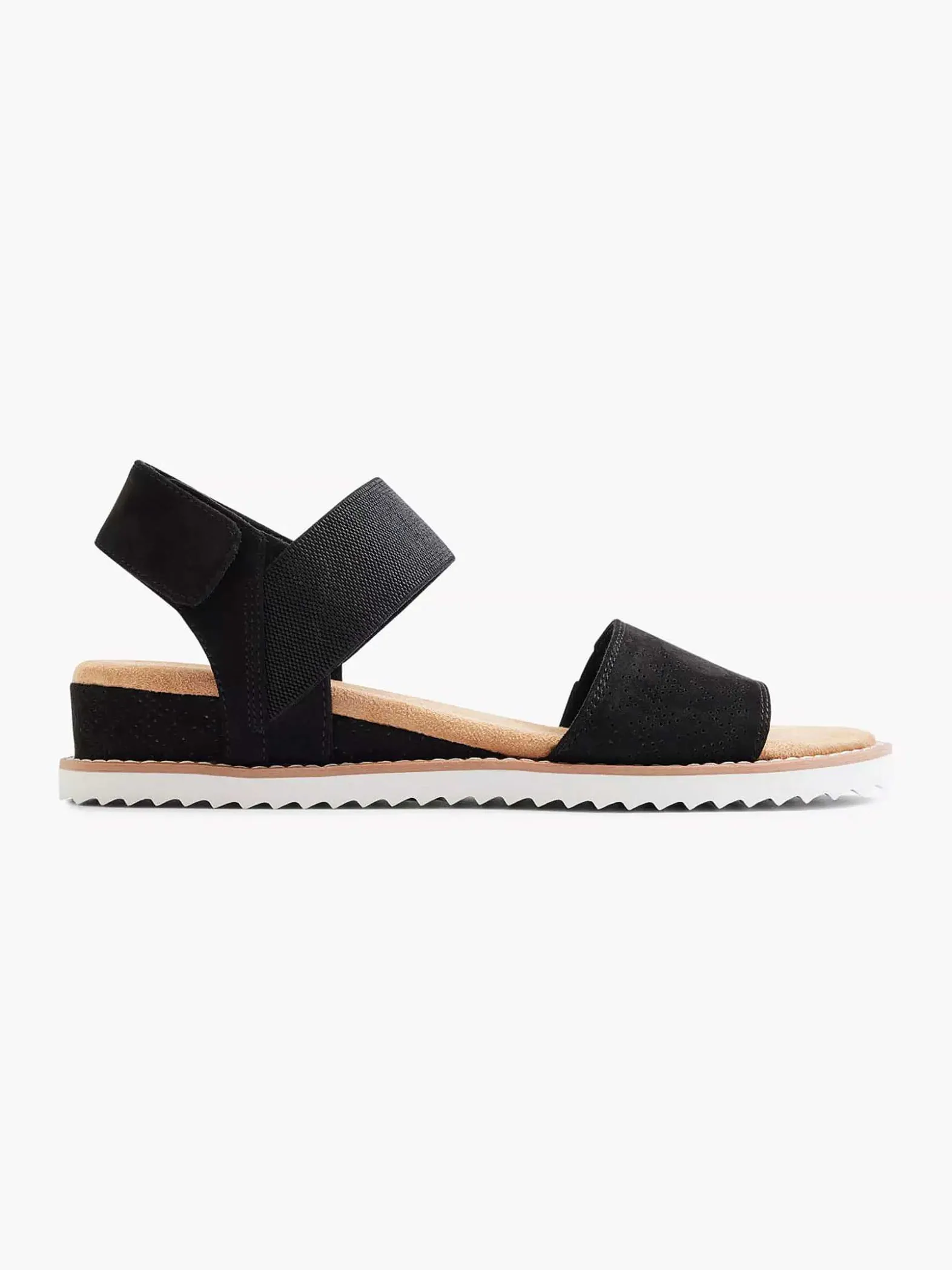 Skechers Zwarte Sandaal Desert Kiss-Dames Sandalen