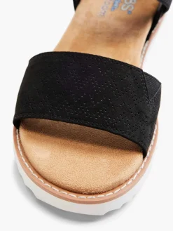 Skechers Zwarte Sandaal Desert Kiss-Dames Sandalen