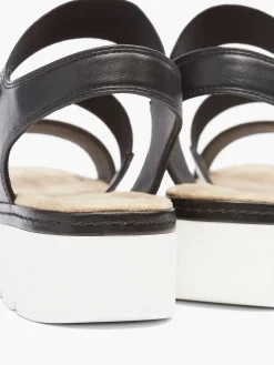 Esprit Zwarte Sandaal Elastisch-Dames Sandalen