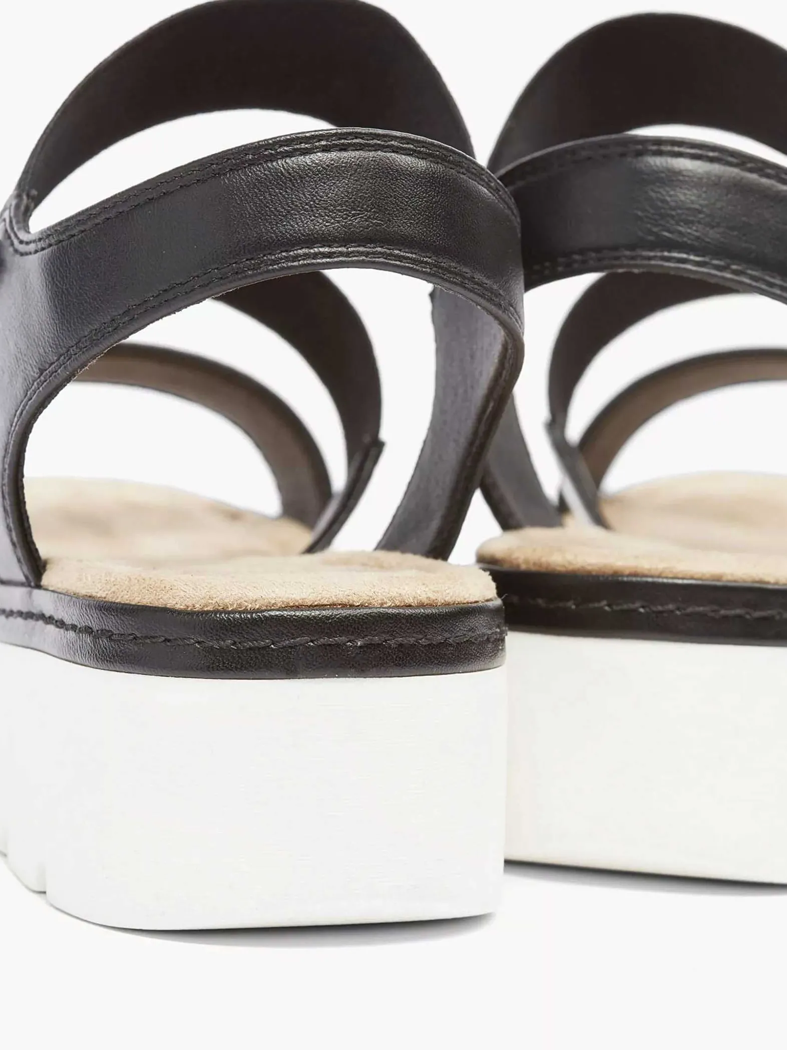 Esprit Zwarte Sandaal Elastisch-Dames Sandalen