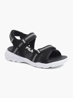 FILA Zwarte Sandaal Klittenband-Kinderen Jongensschoenen
