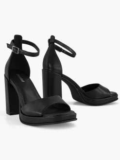 Graceland Zwarte Sandalette-Dames Sandalen