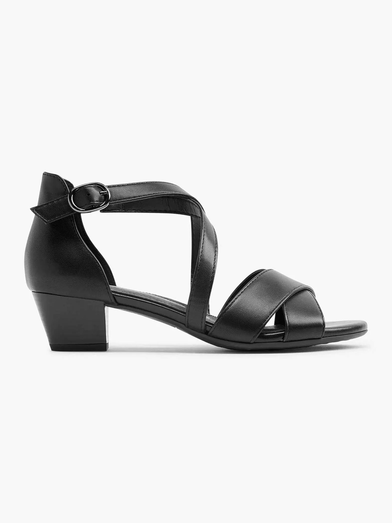 Easy Street Zwarte Sandalette-Dames Comfort Schoenen