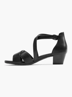 Easy Street Zwarte Sandalette-Dames Comfort Schoenen
