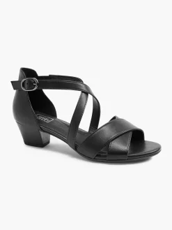 Easy Street Zwarte Sandalette-Dames Comfort Schoenen