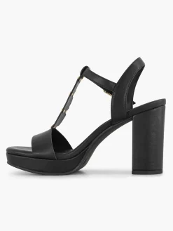 Graceland Zwarte Sandalette-Dames Sandalen