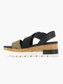 Graceland Zwarte Sandalette-Dames Sandalen