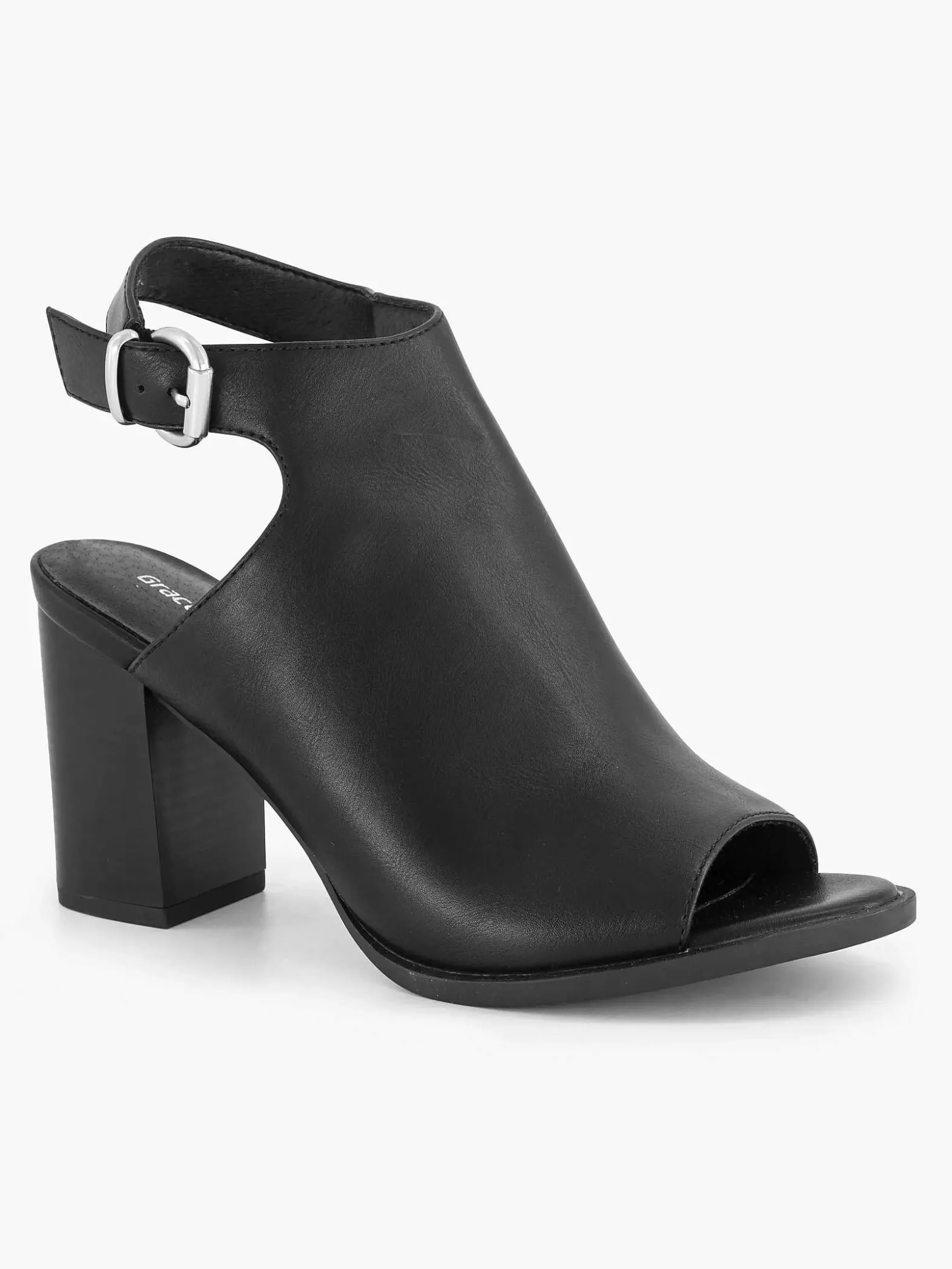 Graceland Zwarte Sandalette-Dames Pumps