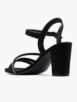 Graceland Zwarte Sandalette-Dames Sandalen