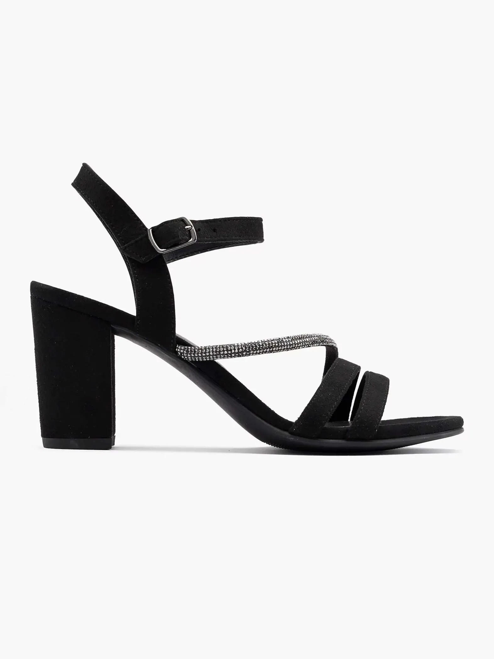 Graceland Zwarte Sandalette-Dames Sandalen
