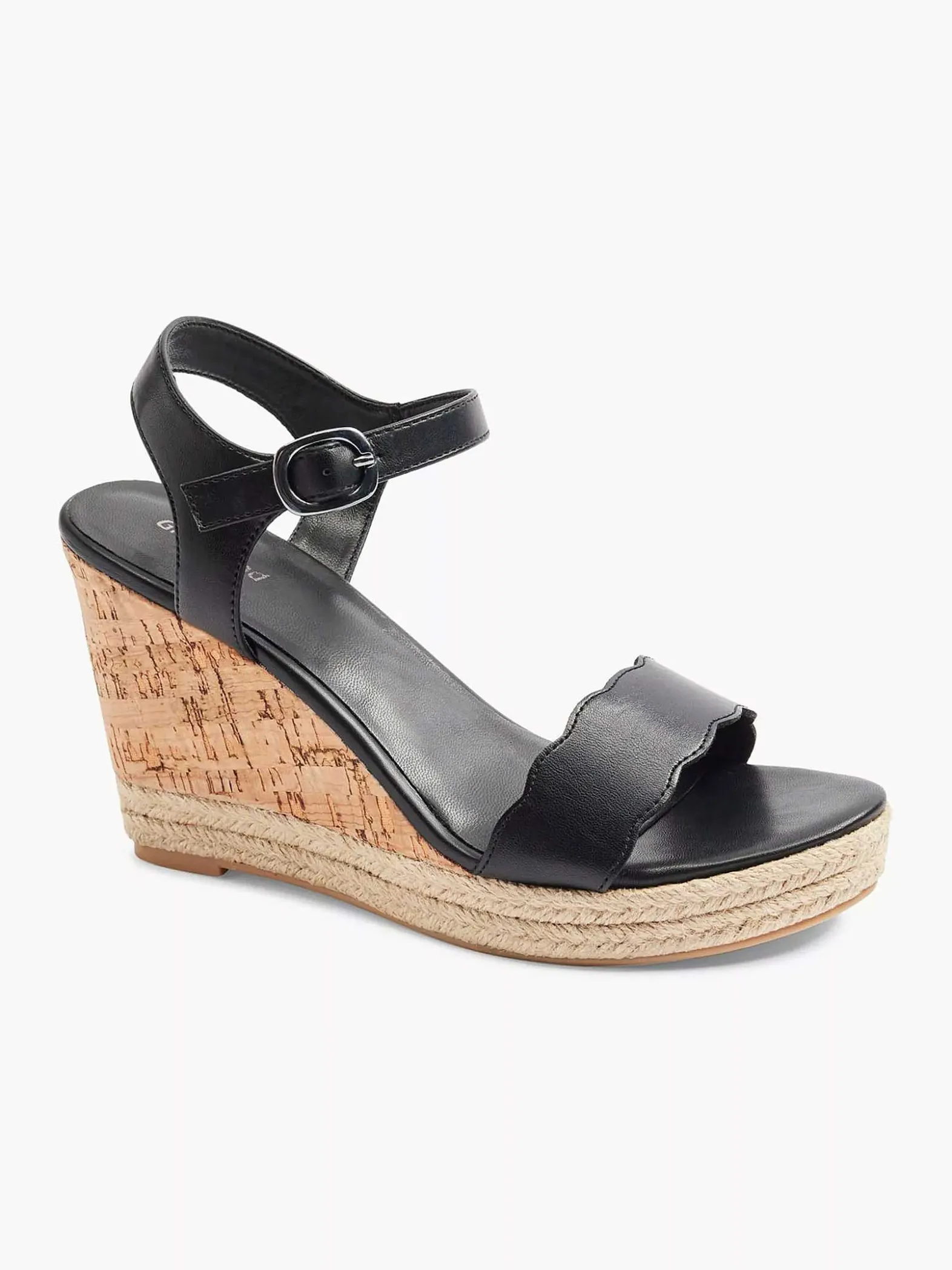 Graceland Zwarte Sandalette-Dames Hoge Hakken