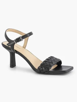 Graceland Zwarte Sandalette Gevlochten-Dames Sandalen