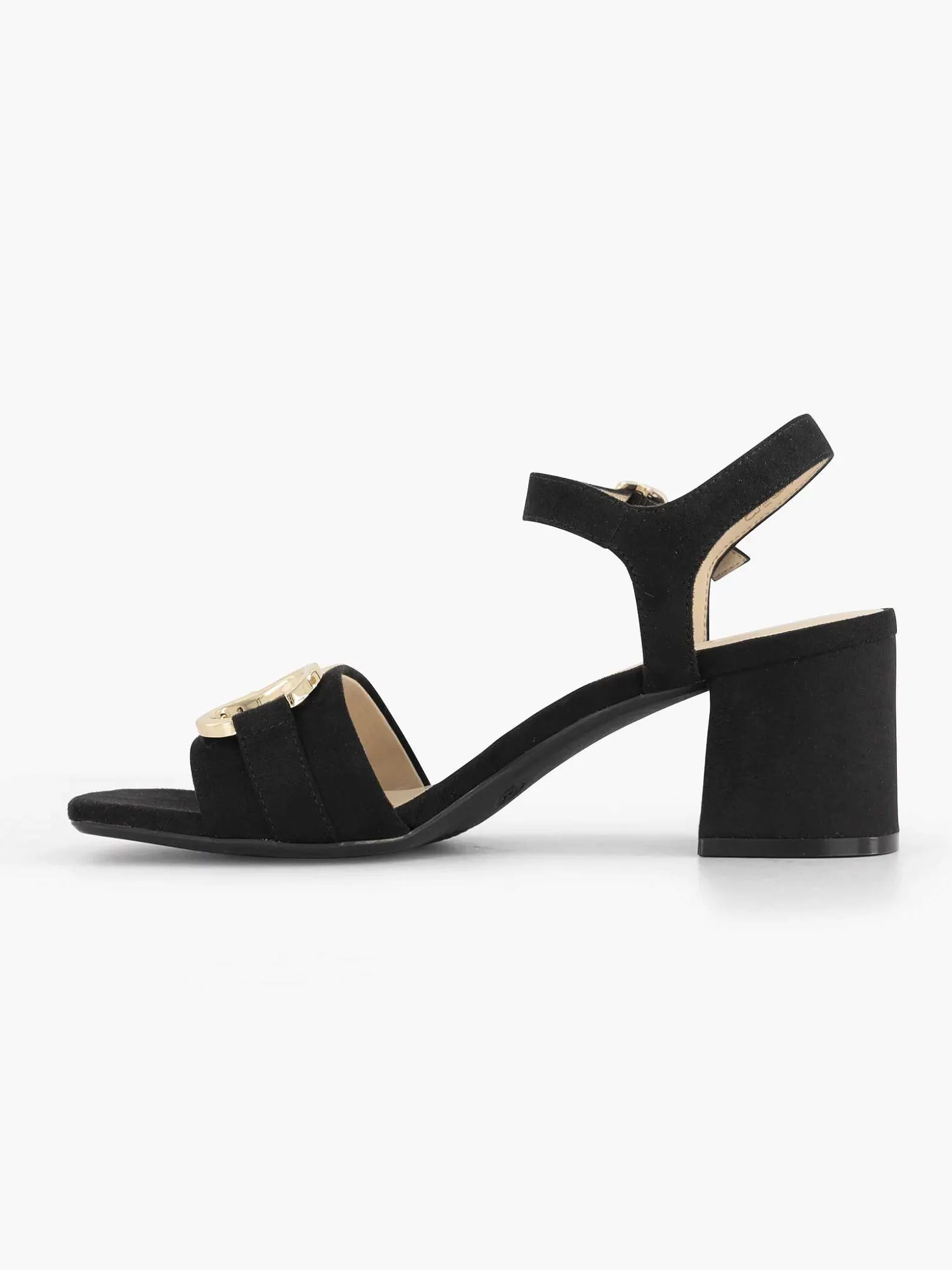 Graceland Zwarte Sandalette Sierketting-Dames Sandalen
