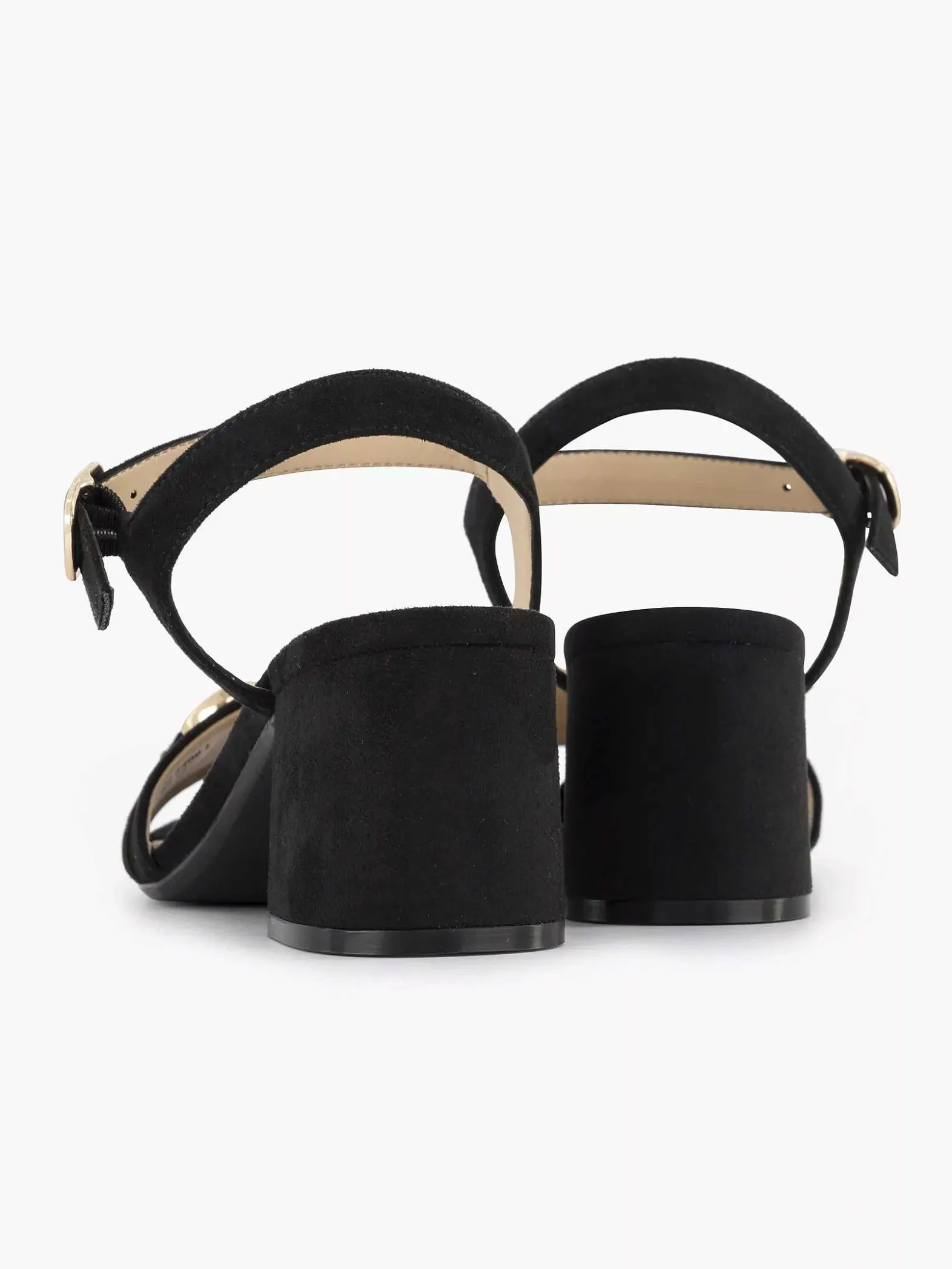 Graceland Zwarte Sandalette Sierketting-Dames Sandalen