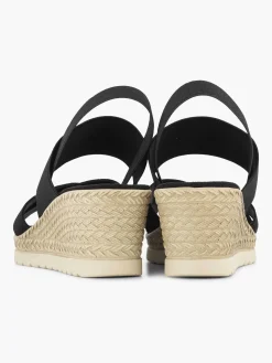 Graceland Zwarte Sandalette Sleehak-Dames Sandalen