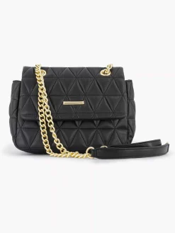 Graceland Zwarte Schoudertas Doorgestikt-Dames Online Exclusive Accessoires