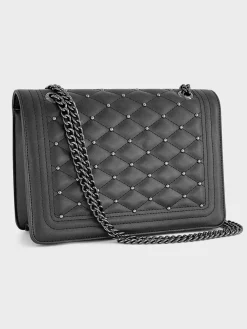 Graceland Zwarte Schoudertas Padded-Dames Online Exclusive Accessoires